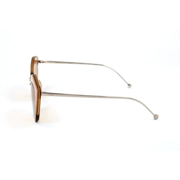 Fendi Yellow Gold Ff0355/S Emp Geometric Women Glass Sunglasses - Picture 2 of 4